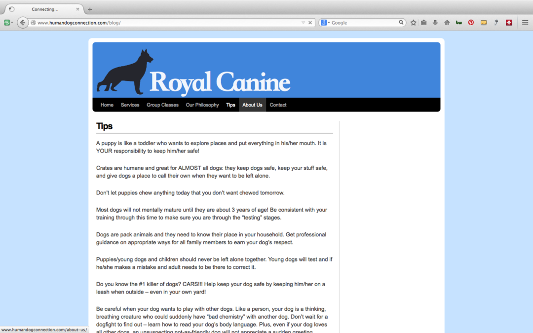 Royal Canine Before 6