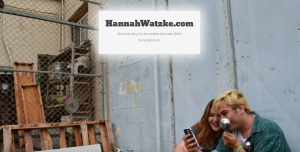 Website Creation for Hannah Watzke