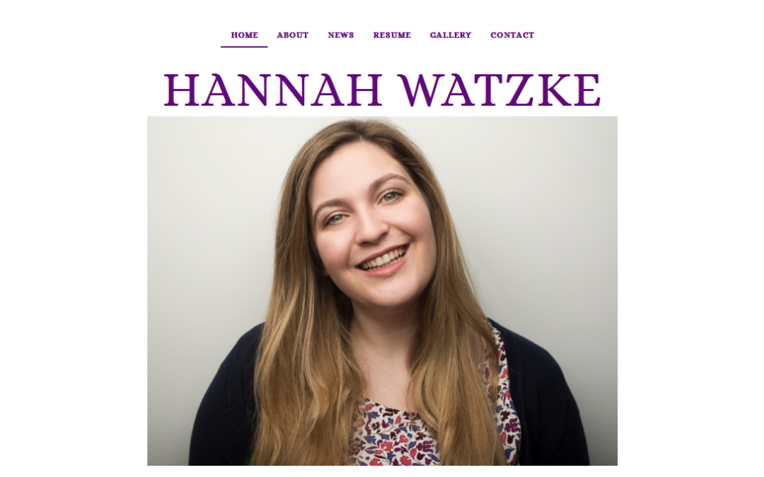 Hannah Watzke – Actor, NYU Student