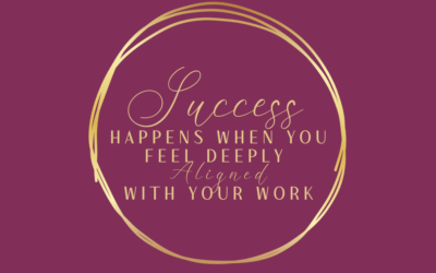 Success Happens When You Feel Aligned